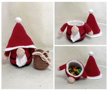 Weihnachtsmann Wichtel &ndash; Eine s&uuml;&szlig;e Geschenkverpackung f&uuml;r besondere Anl&auml;sse - Häkeln