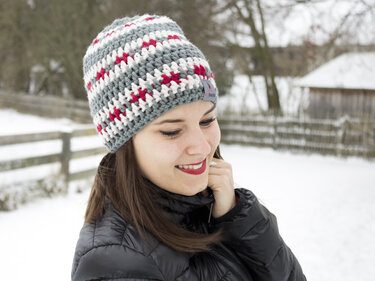 Häkelanleitung für Mütze Usuki