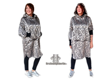 Big Hoodie Schlupfkleid Kapuzen-Hoody Kleid oversize One Plus Size nähen - Bild 9