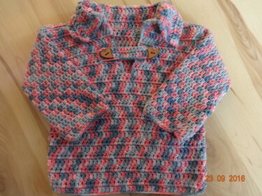 Babypulloverchen Troyer 6-12 Monate
