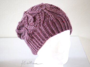 Beanie "Kjellrun", Knitting Pattern, Women One Size