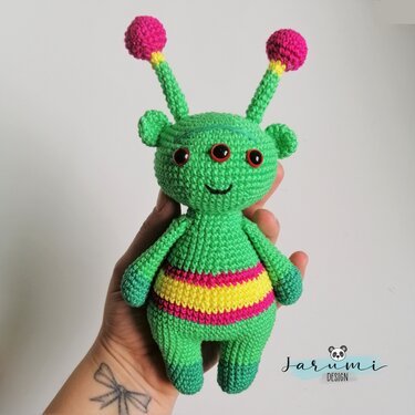 Häkelanleitung Alien Armin - Bild 2