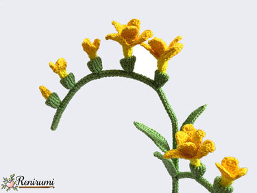Crochet Pattern Cutflower Freesia