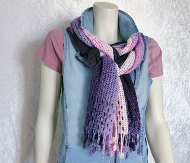 Häkelanleitung Schal / Stola "Belli"