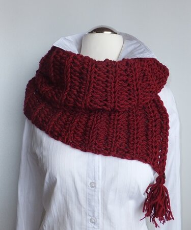 Rosé - Loop / Schal / Kragenschal / Kapuzenschal - Häkelanleitung