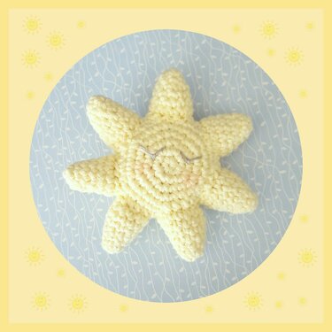 strahlende Sonne - Häkeln