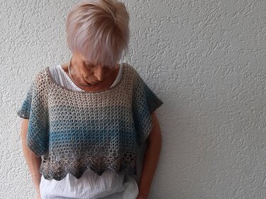Häkelanleitung Shirt, Oberteil, alle Größen! - Bild 5