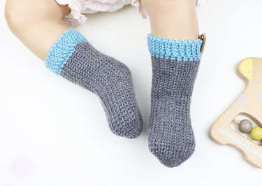 Baby- & Kindersocken "Sprint" (Gr. 50-116, veränderbar) - Bild 2
