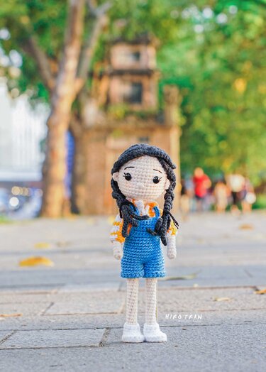 AT Lee doll - PDF english pattern - Crochet