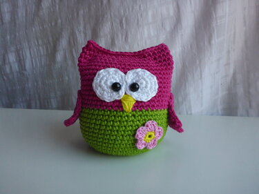 Häkelanleitung Eulen-Buchstützen