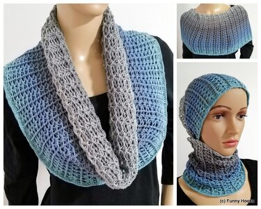 Lima - crochet Loop in 3d optic