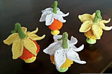Egg Cozy "Daffodil" - Crochet Pattern - Image 5
