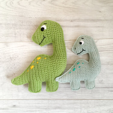Crochet Pattern Dino Djego