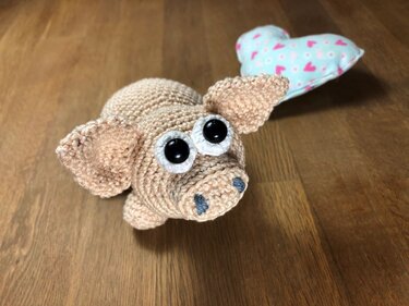 Häkelanleitung für ein Schweinchen