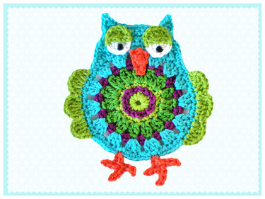 Pattern Chrochet Appliques Owl - Crochet