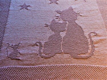 Knitting pattern baby / kids blanket "Dream Night" - easy