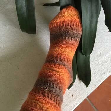 Anleitung Ein bisschen Würfeln - Socken - Stricken