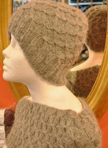 Strickanleitung für Haube und Loop | Haube#Loop#Duo Pillow 