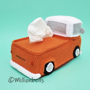 Classic Single Cab Tissue Box Cover PDF Crochet Pattern