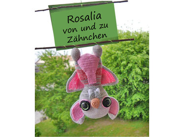 Fledermaus Rosalia von und zu Zähnchen - Häkelanleitung - Bild 2