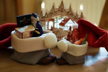 Zwerg Gnome - Utensilo Korb Körbchen nähen