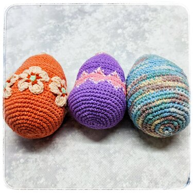 Easter Egg with Easter Bunny Crochet Pattern. Easter Crochet Pattern