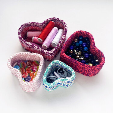 Häkelanleitung Herzbox