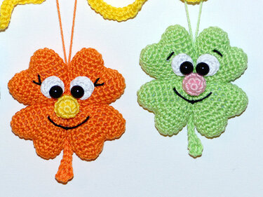 Crochet Pattern Funny cloverleaves