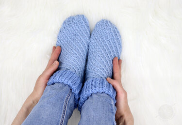 Spiralsocken für Erw. mit/ohne Ferse (Gr. 34 bis 47) - Häkeln