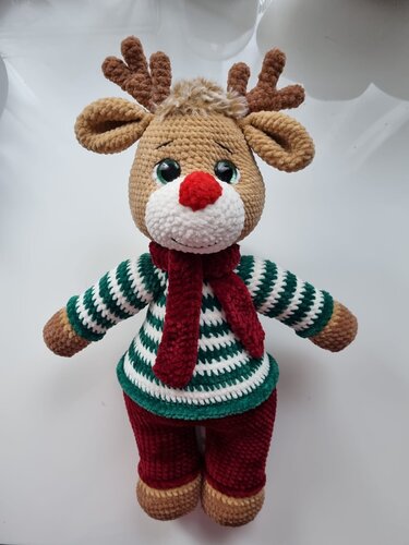 Amigurumi_Wunderland Rudolph Rentier - Häkeln