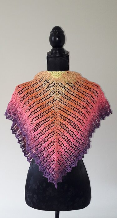 Dreieckstuch Sunny - Häkeln