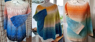 EBook Häkeln von oben - 18 Anleitungen für RVO und Rundpasse