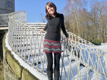 *Häkelanleitung* Damen Zick-Zack Rock