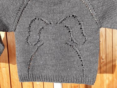 Strickanleitung Pullover "Hund"
