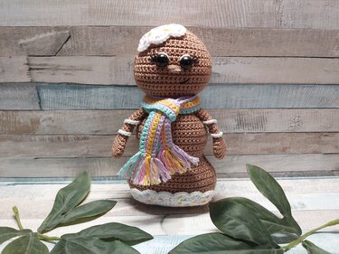 Häkelanleitung Lebkuchenmädchen "Ginger"