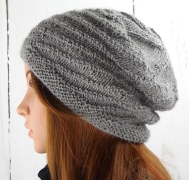 Strickanleitung Beanie "Alpaka"