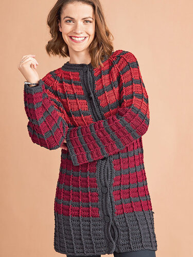 HÄKELJACKE BLACK FIRE - Häkeln