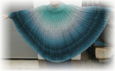 Häkelanleitung Rundpasse Poncho Bella Donna