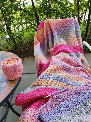 Buddy Blanket - Häkeldecke in Reihen *anfängerfreundlich* - Häkeln