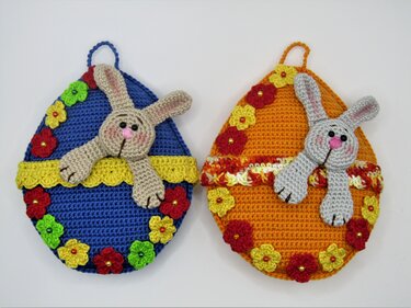 Häkelanleitung Ostern Tür Ei