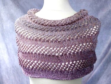 Loop, Kragenschal "Federleicht", stricken