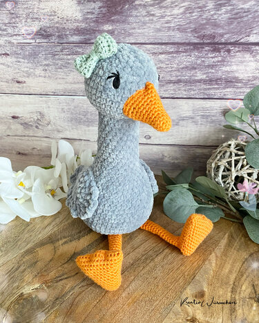 Häkelanleitung Gans "Günther"