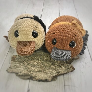 Häkelanleitung Schnabeltier Schorsch - ohne Annähen