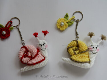 Bunte Schnecke - Häkelanleitung / E-Book