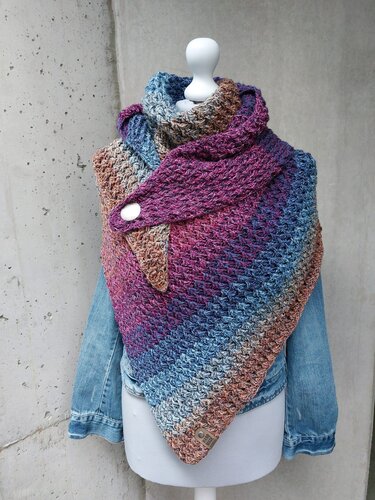 Häkelanleitung Tuch/Loop/Schal Madina