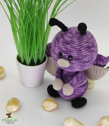 Kuschel Schmetterling, mini - Häkelanleitung