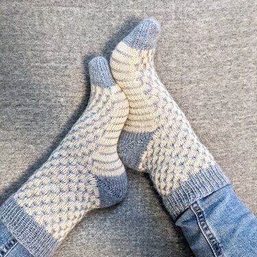 Anleitung Socke#1 - Stricken