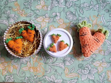 Anleitung für Karottenherz - Häkeln