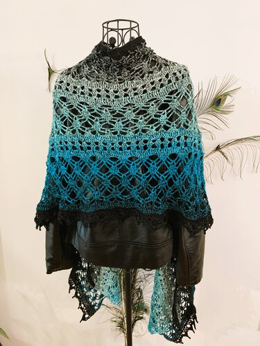 Häkelanleitung Stola "Megara"