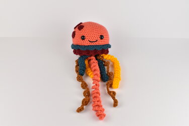 Gisela the Jellyfish • Crochet Pattern • Amigurumi PDF File [english german